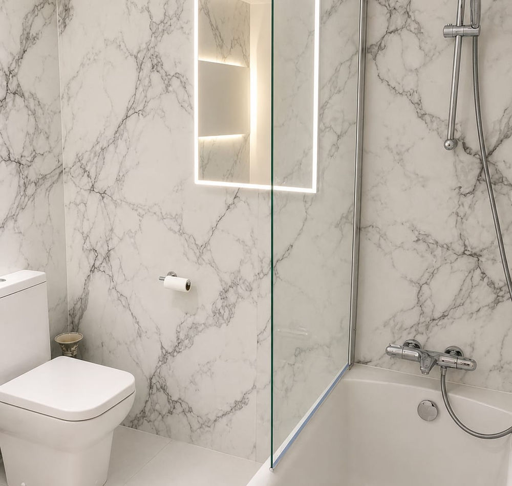 Newly fitted bathroom by K.V. Bishton