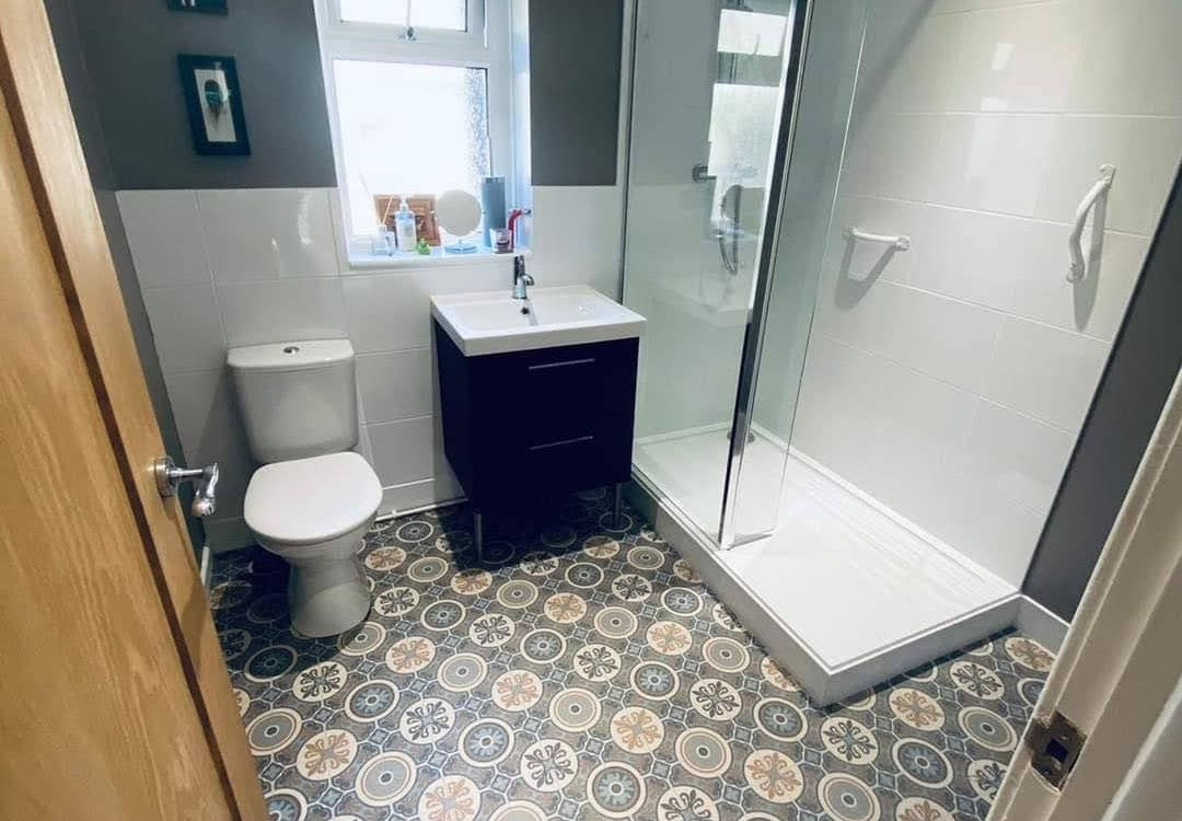 Completed bathroom installation in Shrewsbury